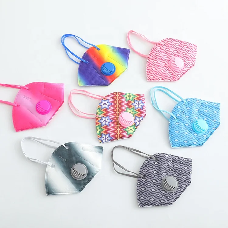 
Black Kn95mask with Valve Colors 5 Layers Face Mask Cubrebocas Kn95 For Adults Amazon Hot Sale 