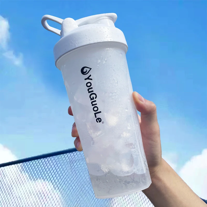 High Quality Shaker Protein BPA Free Plastic Gym Shaker Bottle Personalized Custom Logo Workout Cup Fixed Mixer