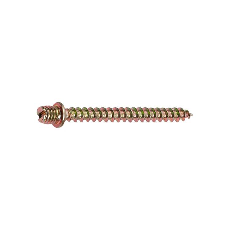 Buy Wooden Leg Screws Carbon Steel Double Threads Screws Pipe Clamp Screws M7 M6 Chinese Factory