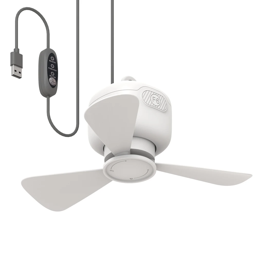 new product 2024 socket small ceiling fan portable Silent brushless motor ceiling fan for wholesale  ready to ship