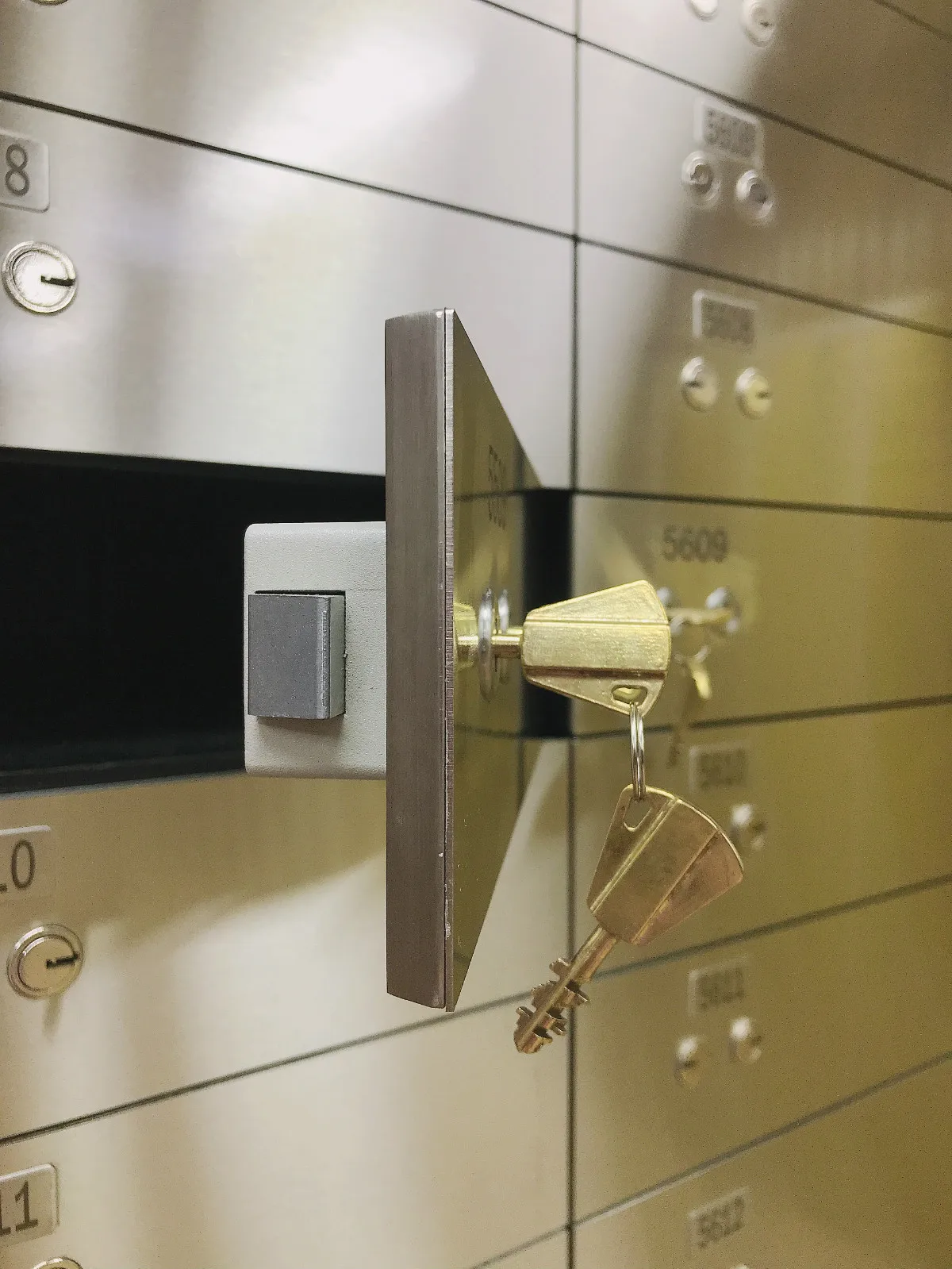 10mm stainless steel Metal External hinge Bank Safe Deposit Box gun safe storage locker for vault room