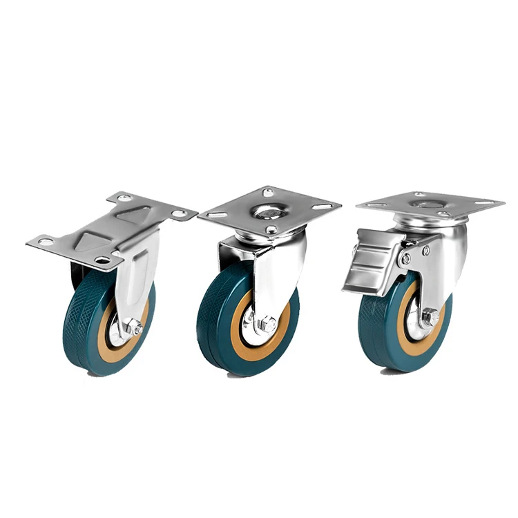High Quality Swivel Locking Trolley With Removable Wheel Industrial Shopping Caster For Restaurant Manufacturing Plant Home Use