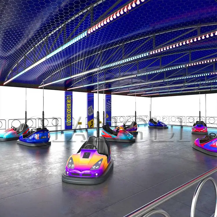 Attractions Amusement Park Rides Kids Adult Outdoor Rotating Dodgem Battery Electric  Bumper Cars