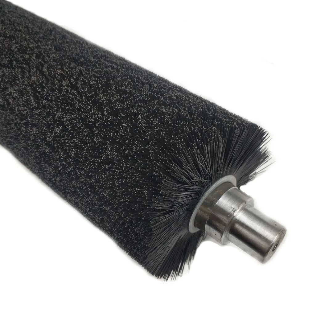 Custom Industrial Brass Wire Steel Wire Spiral Roller Brush and Nylon Cleaning Cylinder Brush