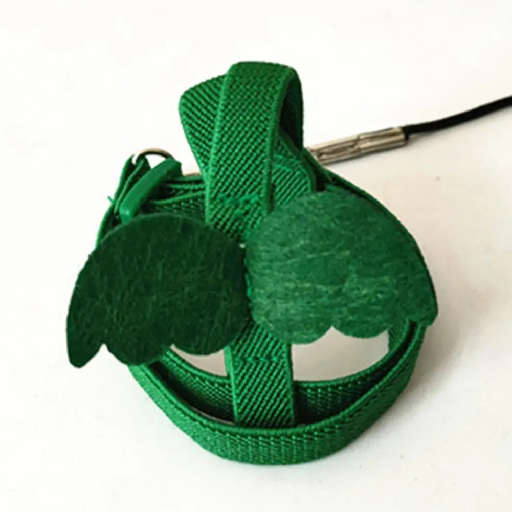 Long Cable Bird Harness Leash Anti-Bite Training Rope Decorative Lightweight Parakeet Parrot Vest Rope for Bird