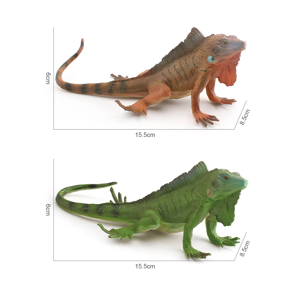 - simulation of wild reptile lizard model children cognitive American iguana decorative toys
