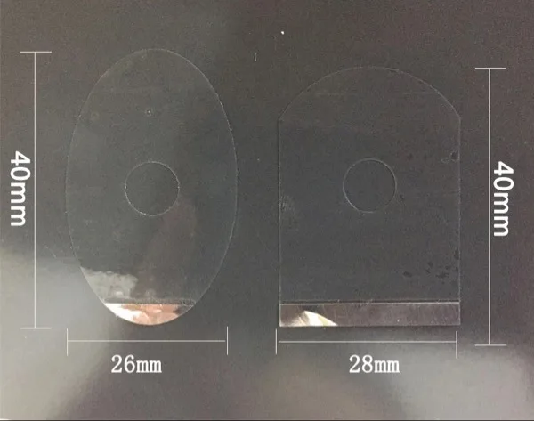 Standard Anti-slip Transparent Protective Stickers Lens Blocking Pads Lens Processing Resist Film