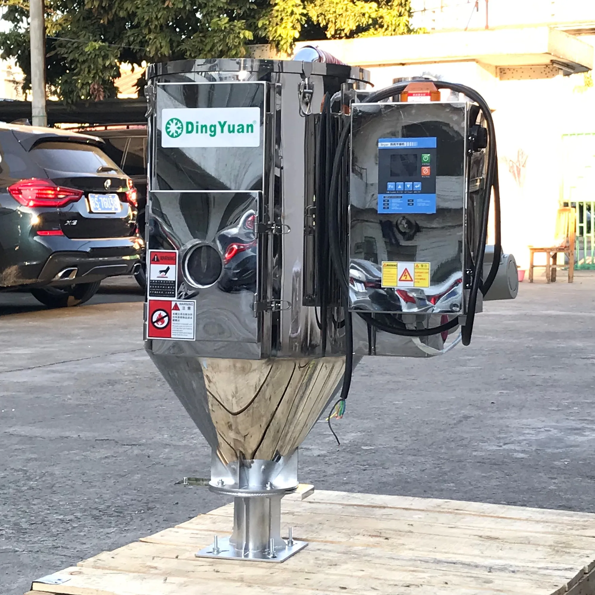 Injection Moulding Machine Plastic Granules Hot Air Euro-Hopper Dryer Plastic Industrial