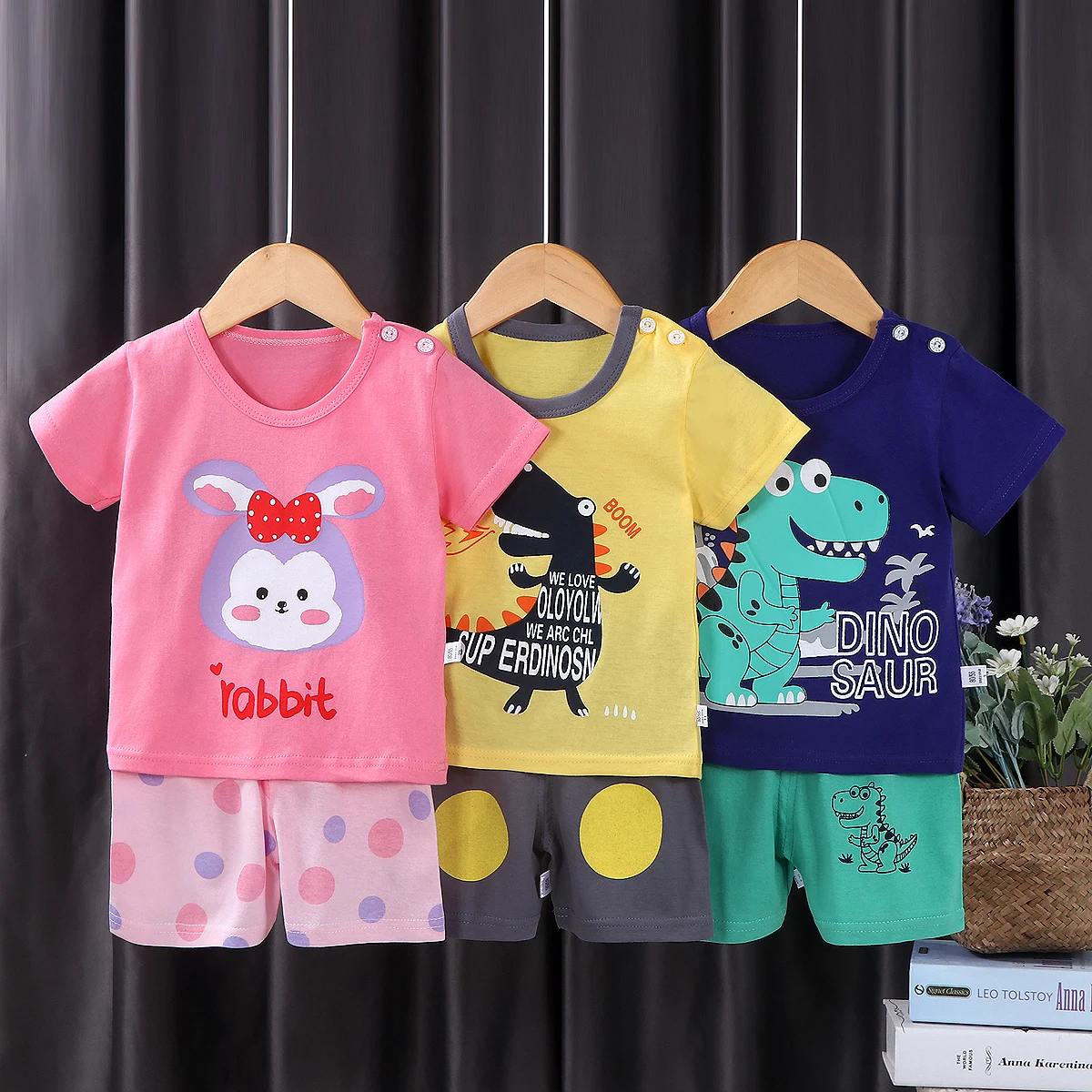 Factory wholesale price kids short sleeve suit boys t-shirt children clothes summer in stock