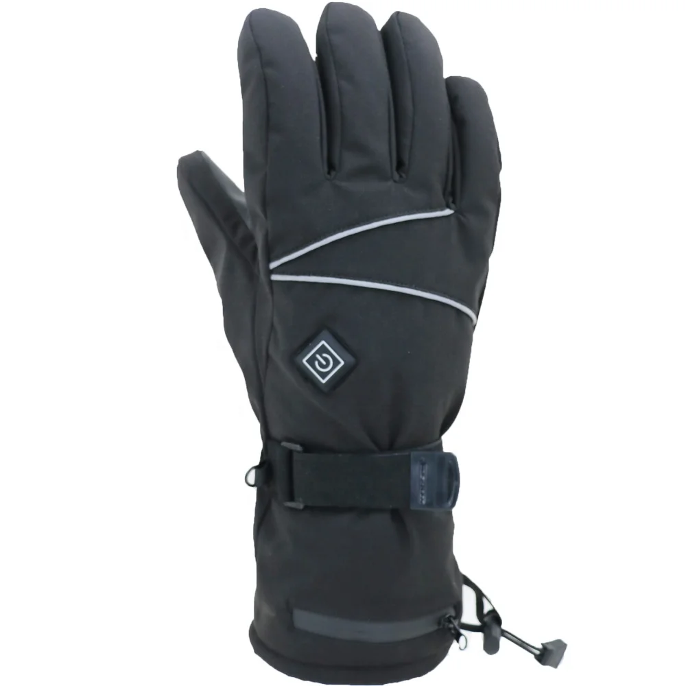 wholesale battery heated gloves winter outdoor sports gloves electric heating gloves