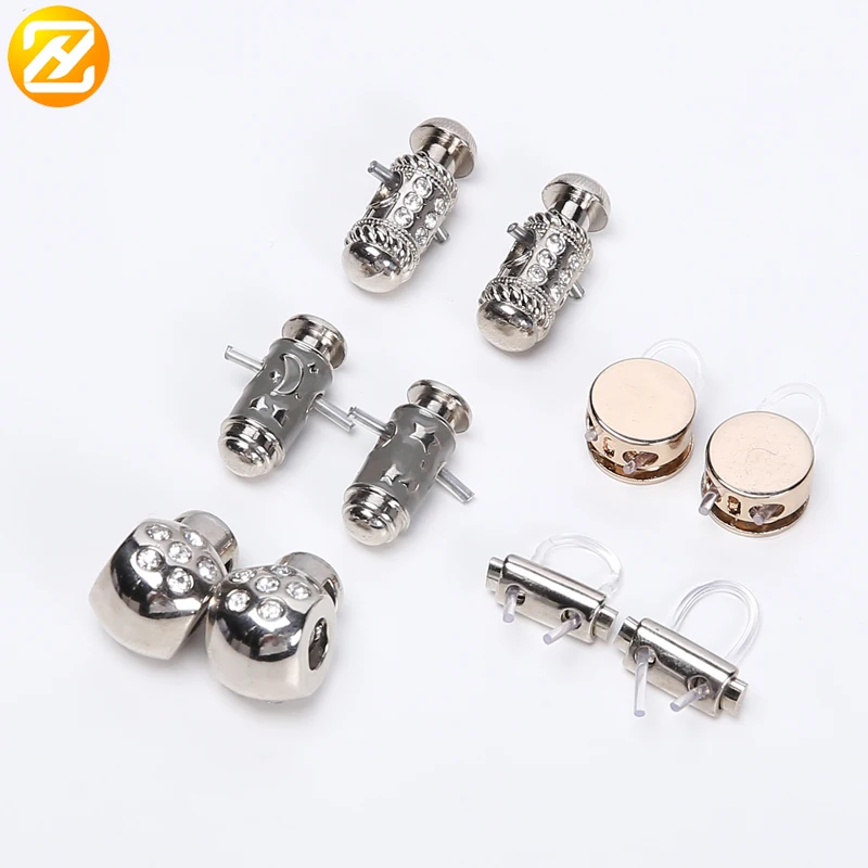 High Quality pig nose gold metal tube cord ends string end