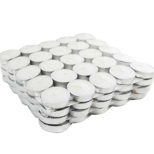 8 hours scented white cheap mini paraffin wax tealight candle