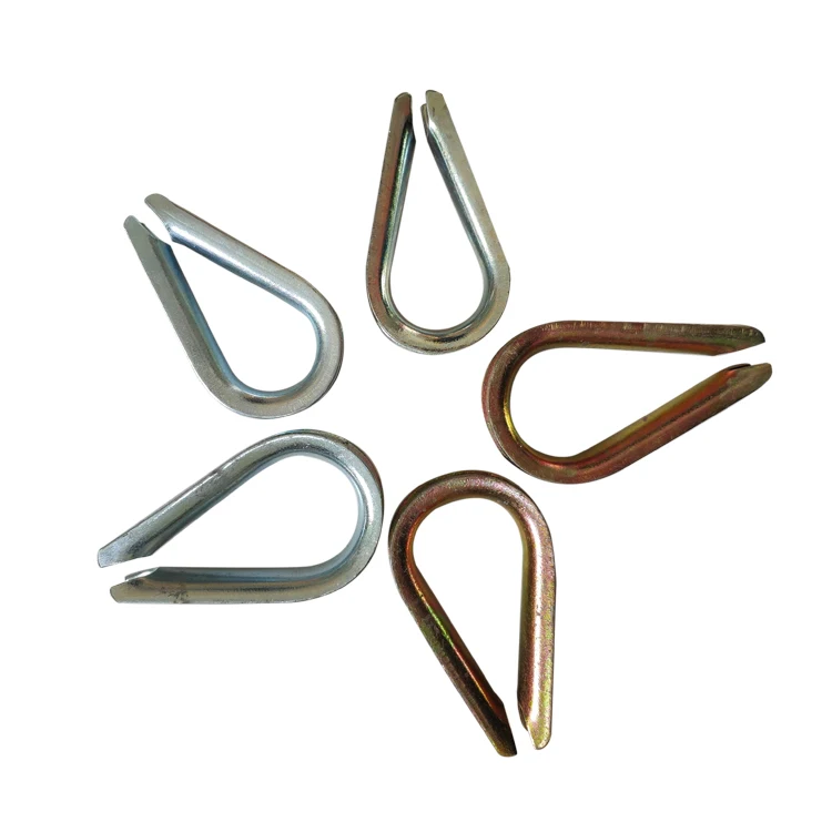 China Supply Carbon Steel Capet US TYPE G411 Wire Rope Thimble G-411