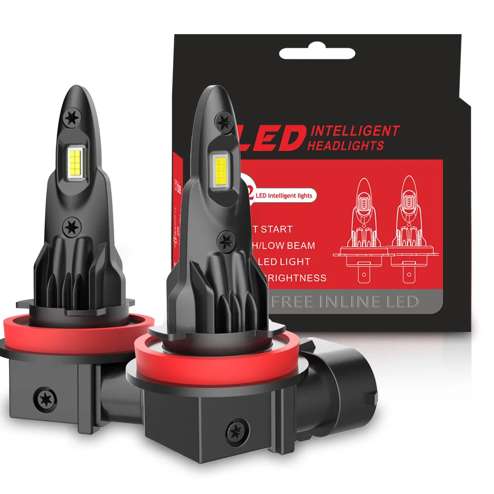 New A52 Non-destructive Replaceable Car LED Light H7 H4 H11 In-line Auto Electronics Other Car Light Accessories