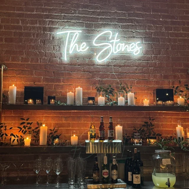 Outdoor custom neon sign made led advertising welcome neon sign wedding 12V neon sign light