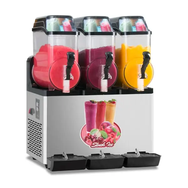 MK-SM312 commercial slush machine 3 tanks home electric cocktail slush machine  china