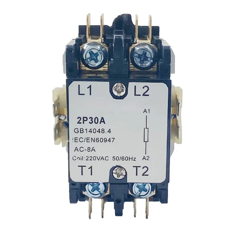 air conditioner contactor heat pump contactor 2p 30A36v dp ac contactor UL certification