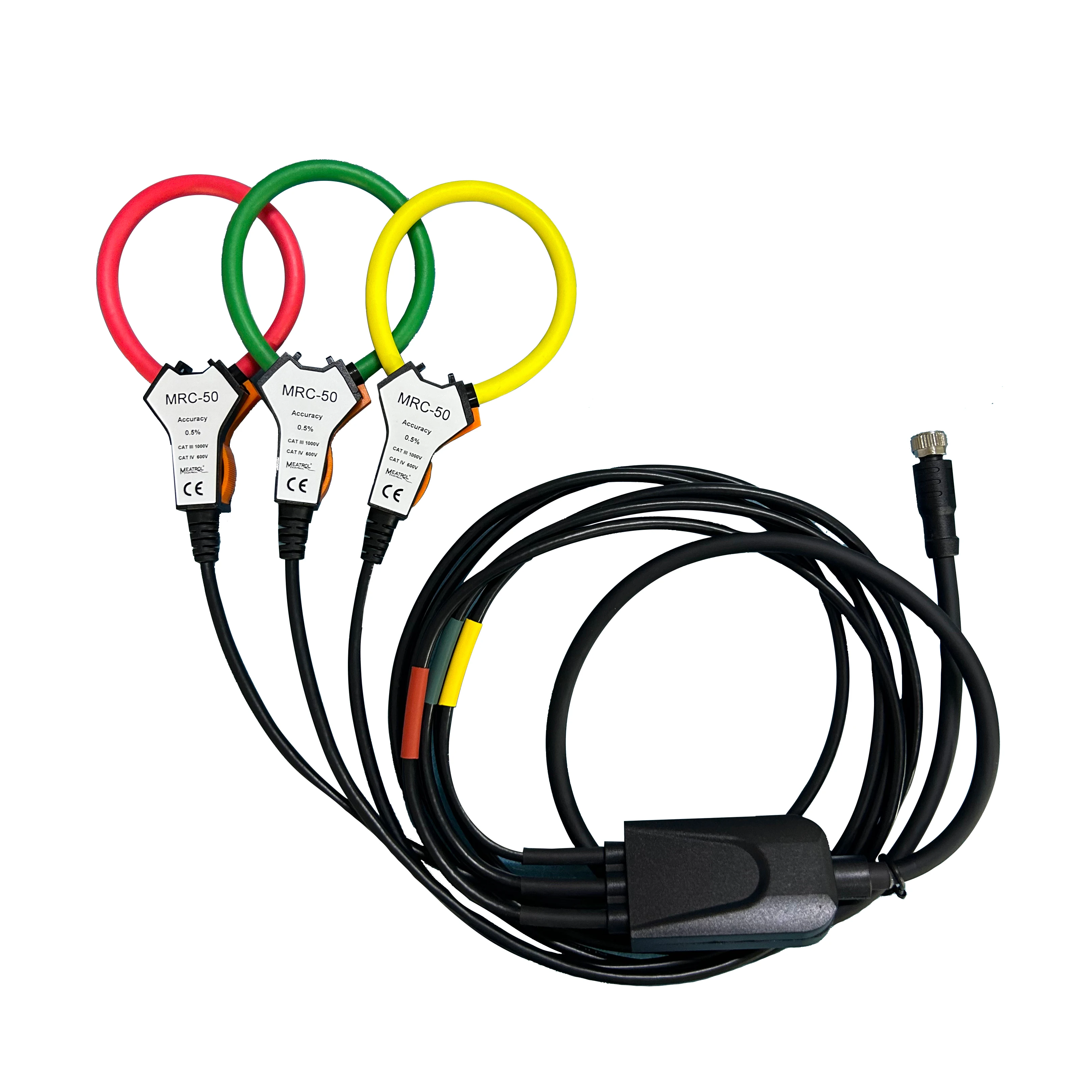 300A Single phase Three phase Current measuring Sensor MRC-36 Flexible Probe Rogowski coil AC current transformer