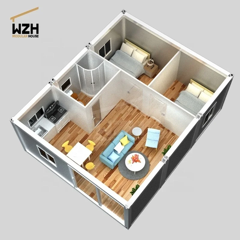 Easy Set Living Casas Prefabricadas China Container Foldable House With Terrace