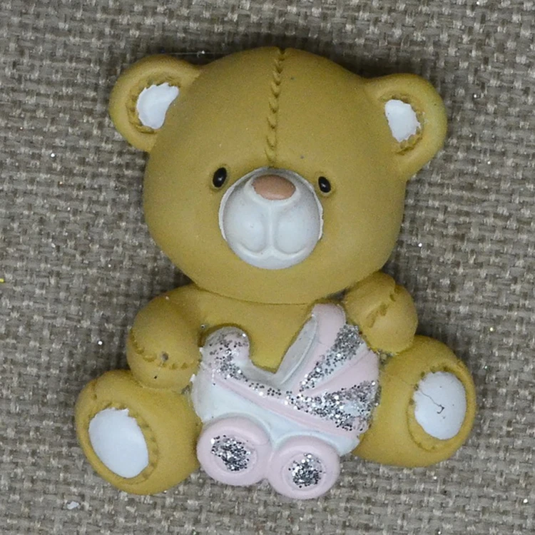 Hot sale china factory polyresin decorating craft baby bear gift birthday party souvenir