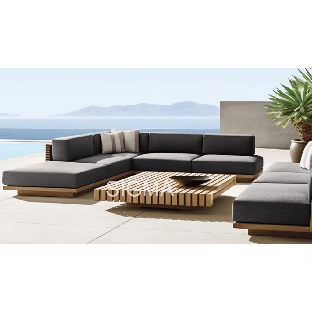 Luxury Furniture Garden Sets Outdoor Sofa Patio Furniture Modern Teak Garden Furniture Outdoor Set