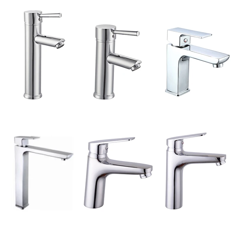 Modern Luxury Lavatory Brass Water Tap Faucet Designs Vanity Sanitary Health Bathroom Sinks Mixers Basin Faucets
