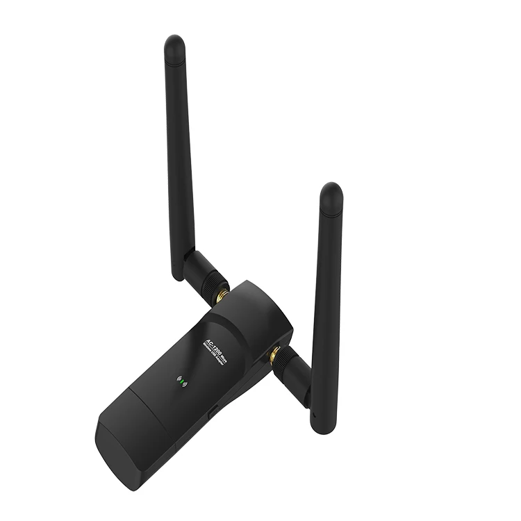 Мини USB WiFi адаптер 1200 Мбит/с беспроводной Wi-Fi для ПК Ethernet модем 2 4G сетевая карта антенна