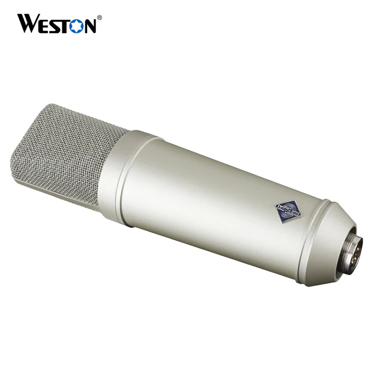 Конденсаторный микрофон WESTON U87, Студийный микрофон с большой диафрагмой в капсулах