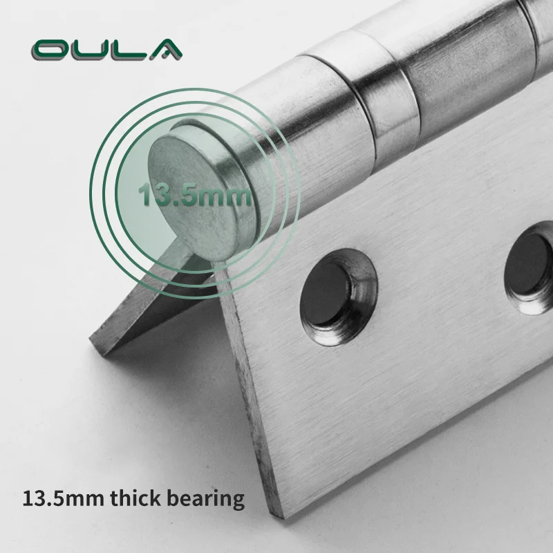 High Quality 4 Inch Flat Ball Bearing Stainless Steel Door Hinge Popular Modern Style with Aluminium Window Usage for Hotels