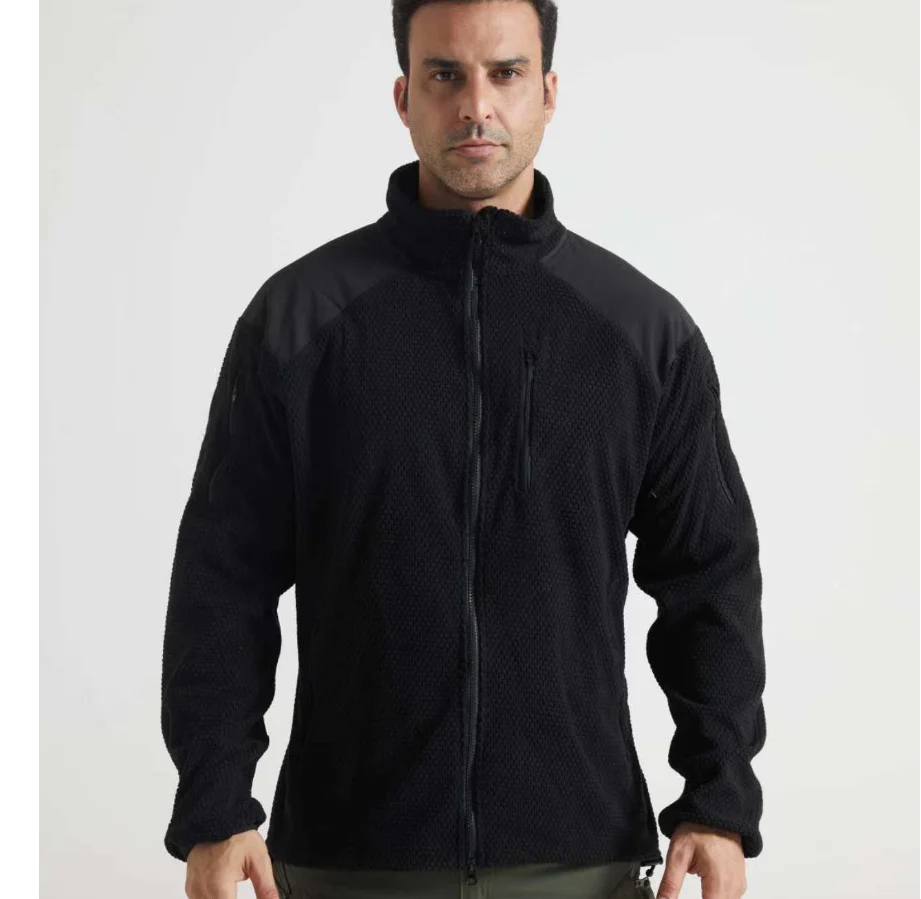 DFJ0924  Winter camouflage fleece warm jacket camouflage CP black green brown grey stock wholesales  hood collar