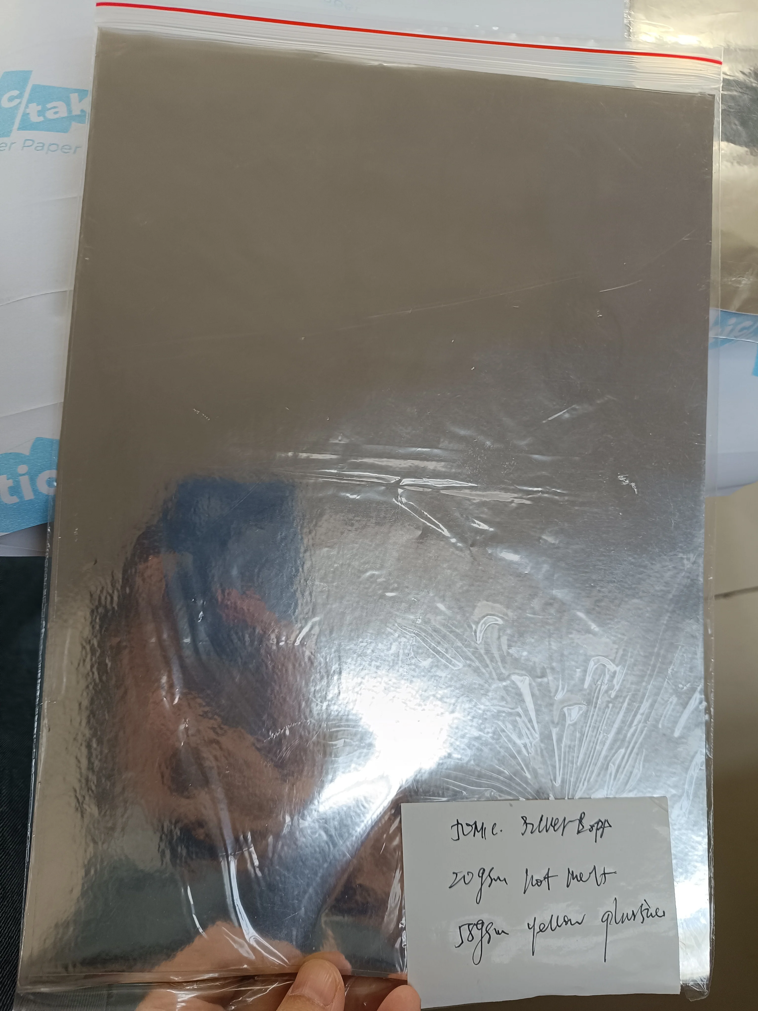 Factory Wholesale Custom Inkjet PP BOPP PET Self-Adhesive Synthetic Paper Label Sticker