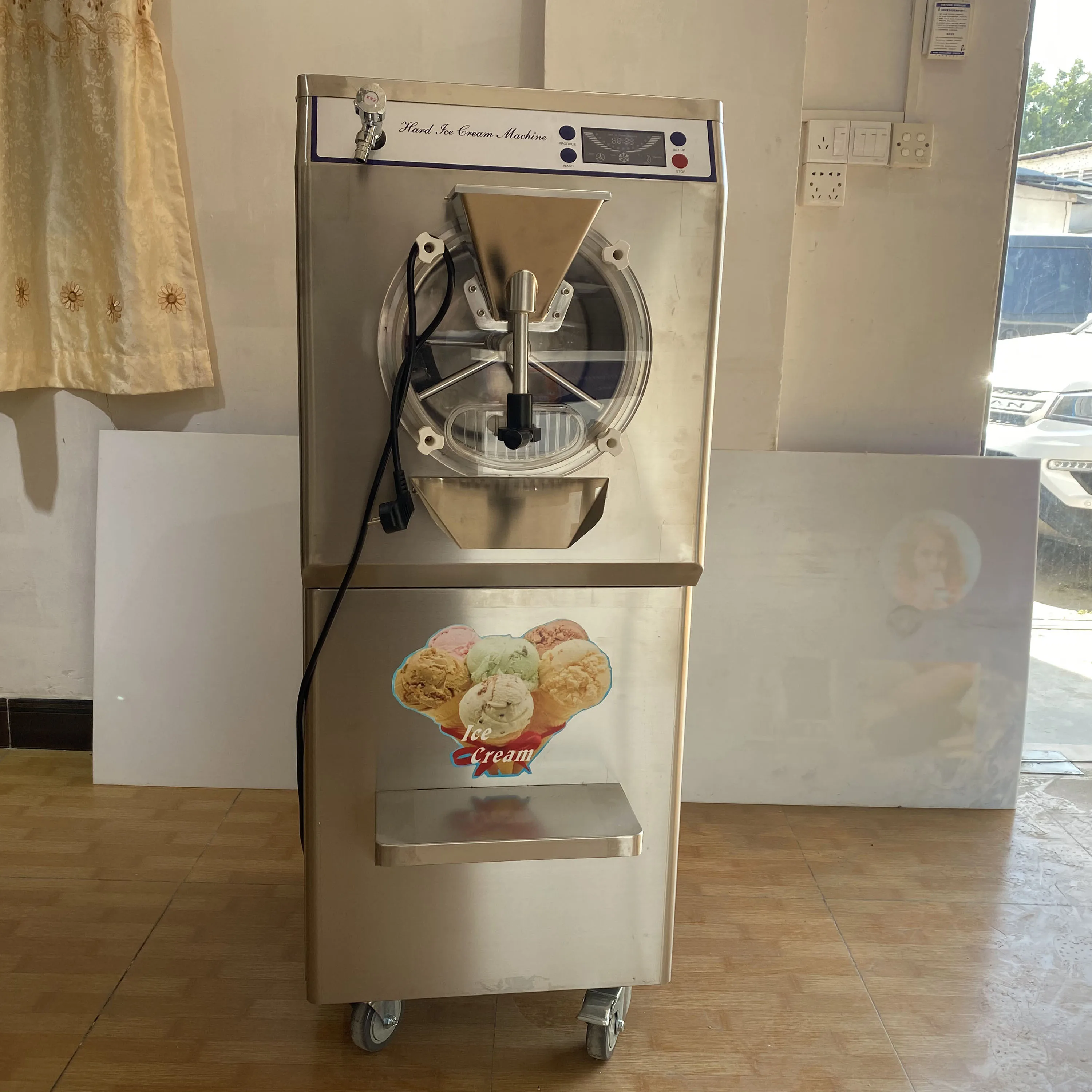 Italy ice-cream machine gelato hard batch freezer yogurt ice cream making batchfreezer italian hard ice ball
