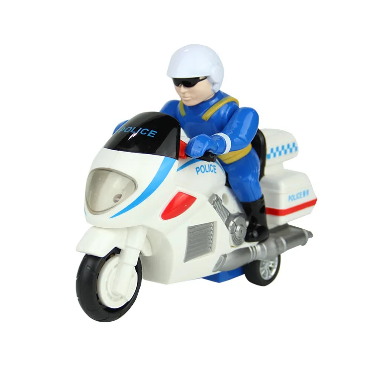 Cheap Price Baby Pretend Play Police Kit Toy Mini Motorcycle with Light Sound