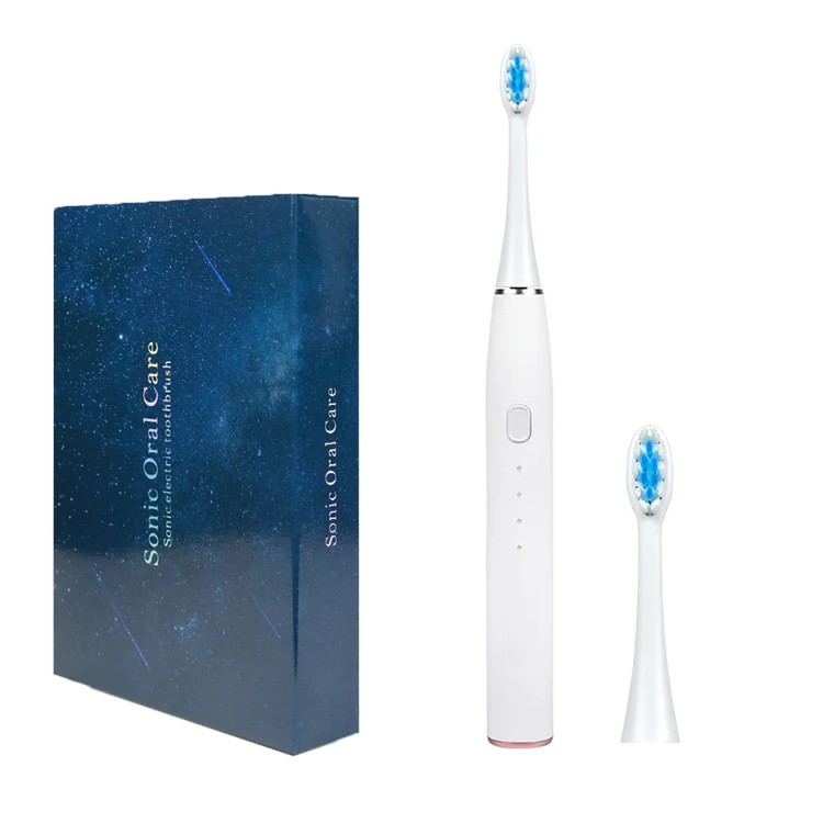 Simple Style Adult 800mAh Rechargeable Sonic Toothbrush Travel Waterproof Electric Toothbrush with Travel Case