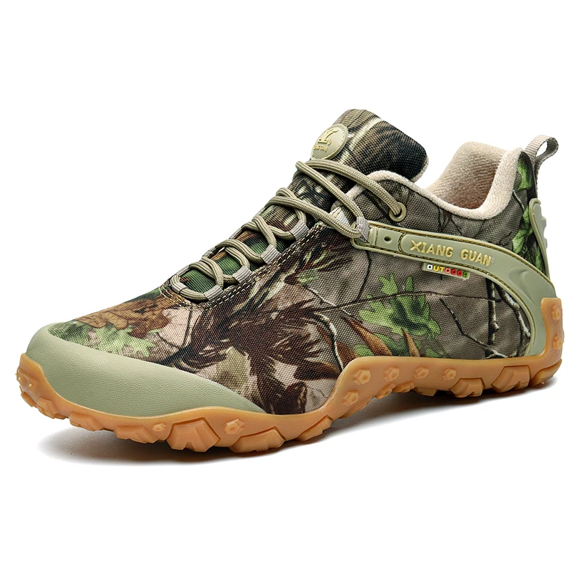 
Custom Camouflage Sports Shoes Sneakers For Men Women Climbing Camping Trekking Trail Running Outdoor Hiking Boots 
