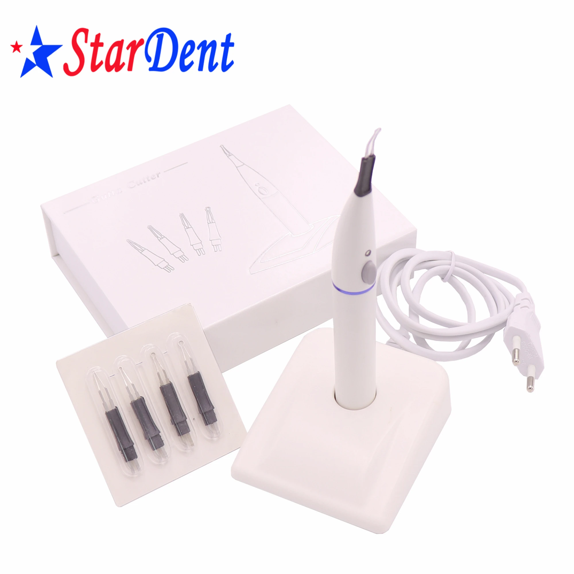 Dental Endodontic Gutter Percha Cutter with 4 Tips Dental Equipment