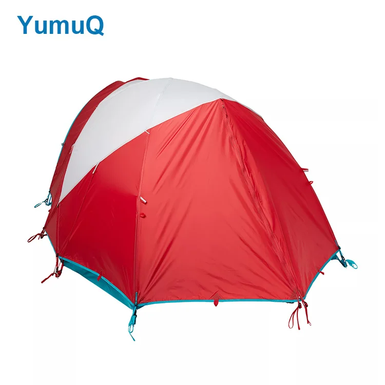 YumuQ 234cm 70D Nylon Taffeta PU Coated 2000mm Waterproof High Altitude Mountaineer Outdoor Camping Hike Tent For Climber
