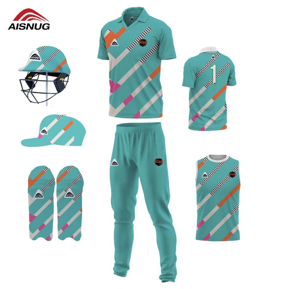 new model cricket jersey pattern customize design uniforms cricket kits sublimation