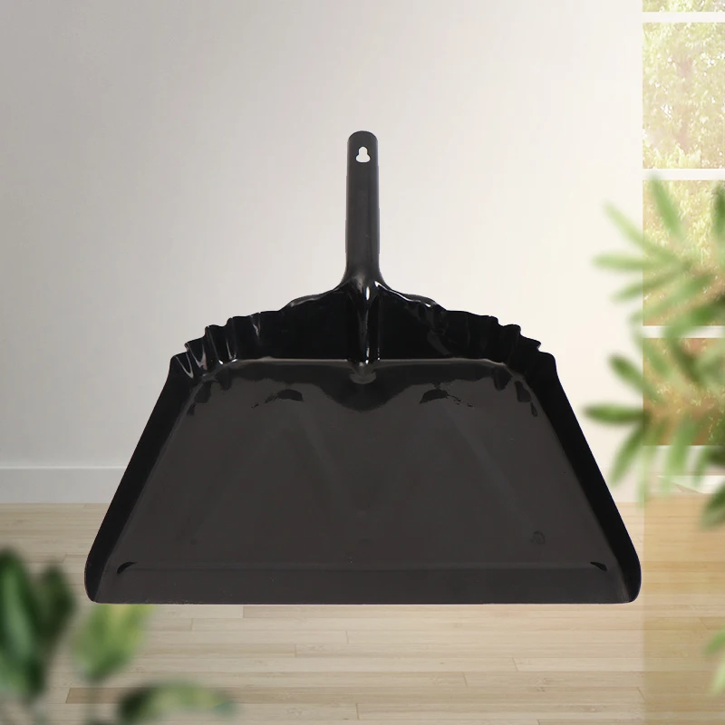 
2021 good quality Black Metal dustpan with handle  (1600215846984)