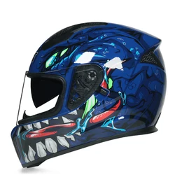 SUBO Racing full face helmet dot certificate approved black motorcycle riding helmets