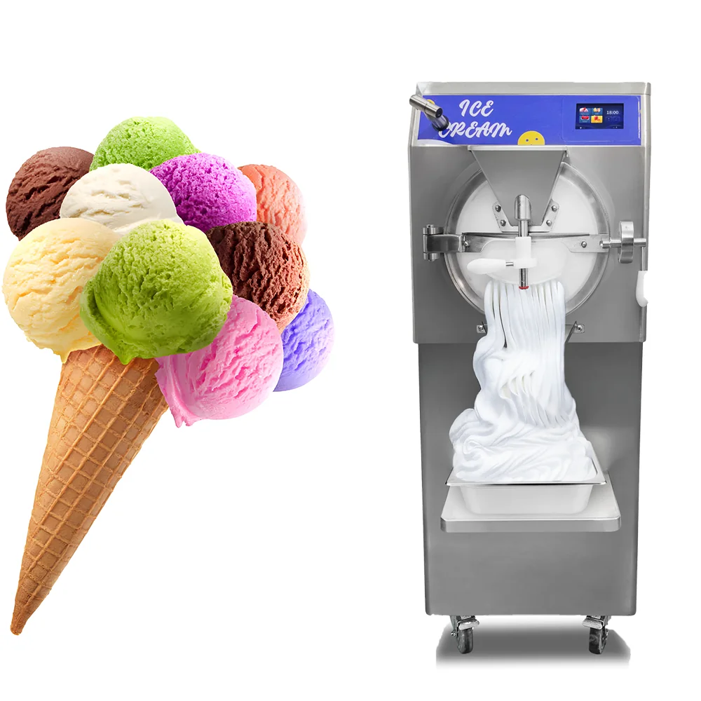 Commercial ice cream packaging machine Yogurt ice cream machine Household hard ice cream machine