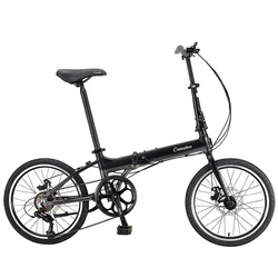 Aluminum Frame Folding Bike 20-Inch Wheels 7-Speed  Cranston  Lightweight aluminum alloy bicycle