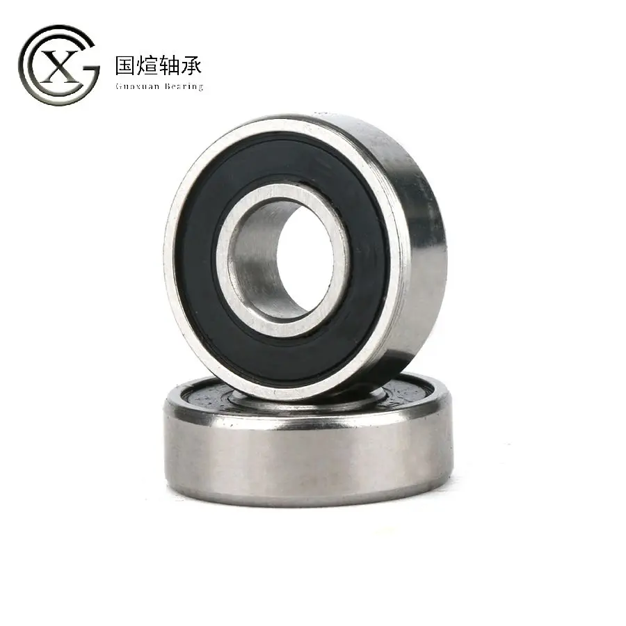 Best Quality6x30x13mm plastic coated sealed bearings steel 606zz deep groove guide pulley rail balldeep groove ball bearing6306