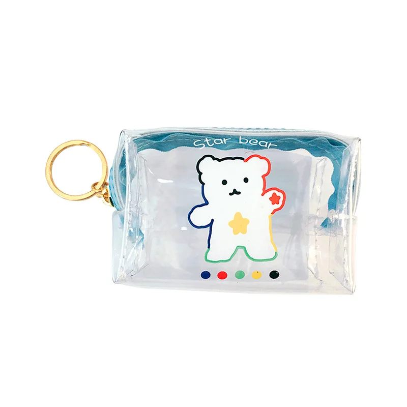 New Innovative Daily Use Products clear PVC Cute Bag for Coin Waterproof Portable Girls Jelly clear Purses