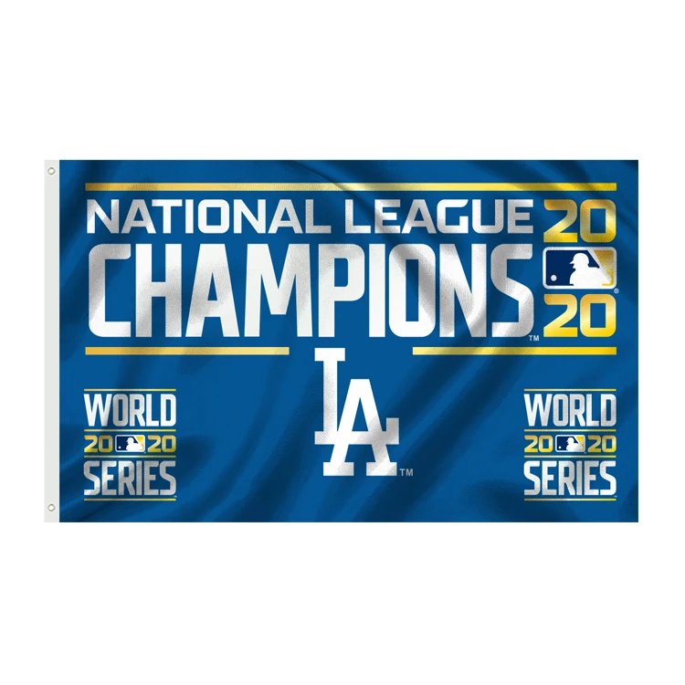 Оптовая продажа 3X5FT LA Dodgers Mlbs флаг команды полиэстер баннер открытый Лос-Анджелеса