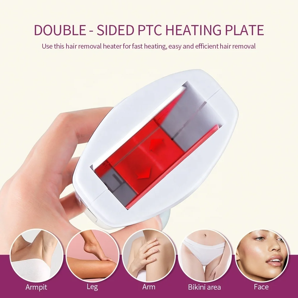 Wholesale Hot Style Portable Double Depilatory Roll on Wax Warmer Heater for Women Men Hair Leg Armpit Bikini Hair Removal