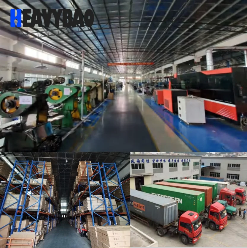 Heavybao Stainless Steel Worktable Chicken Chop Breading Station Table for Hotel Fried Chicken Vendors