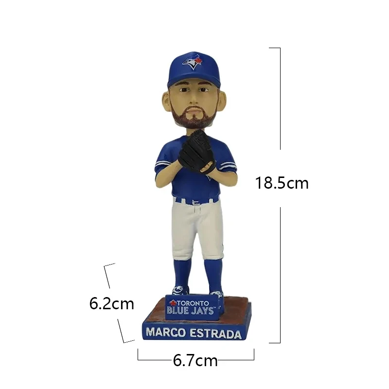 Trending Products 2022 Resin Crafts The Baseball Catcher Bobble Head Home Desk Furnishing Articles Baseball Team Souvenir