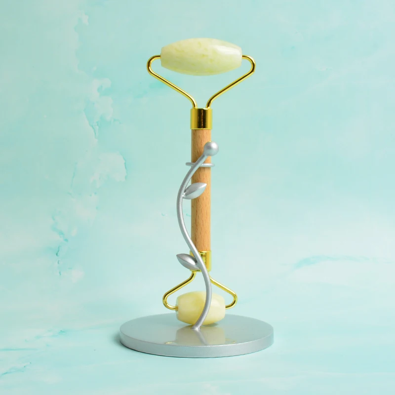 
Yellow gua sha jade roller ball wholeseller for face guasha massage 