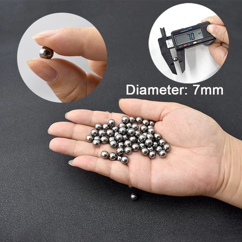 7/8/9mm Steel Balls Pocket Shot Outdoor Hunting High-carbon Steel Slingshot Ball Pinball Stainless Ammo for Shooting